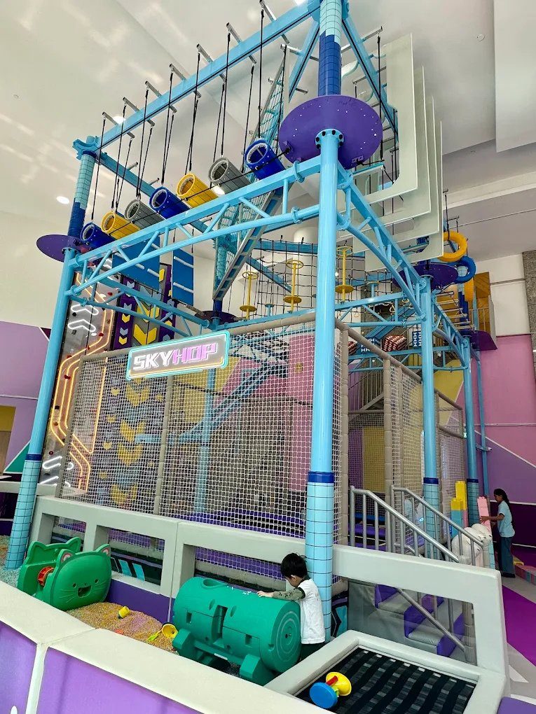 Sky Trail high ropes course at SkyHop